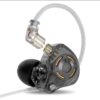 Audífonos Kz Gale Hi-fi Con Drivers Lem Con Micrófono Negro