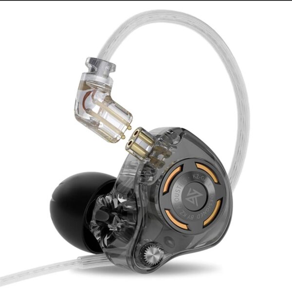 Audífonos Kz Gale Hi-fi Con Drivers Lem Con Micrófono Negro