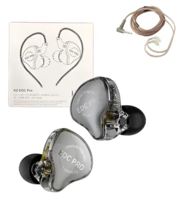 WhatsApp Image 2026-06-05 at 11.47.24 AM Audifonos Kz Edc Pro con Microfono Monitores in-ear gris